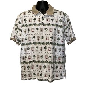 American Summer Golf Theme Polo Shirt~M
